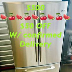 Refrigerator Electrolux 22.2 ft.³ French Door Bottom Freezer Stainless Counter Depth Free Delivery