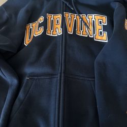 UC Irvine Hoodie Jacket/Zipper Size M