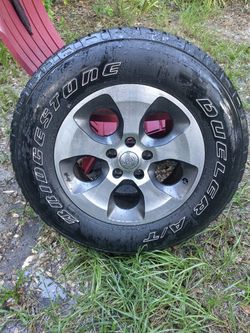 4 Jeep Rims & Tires 18" 255/70 18