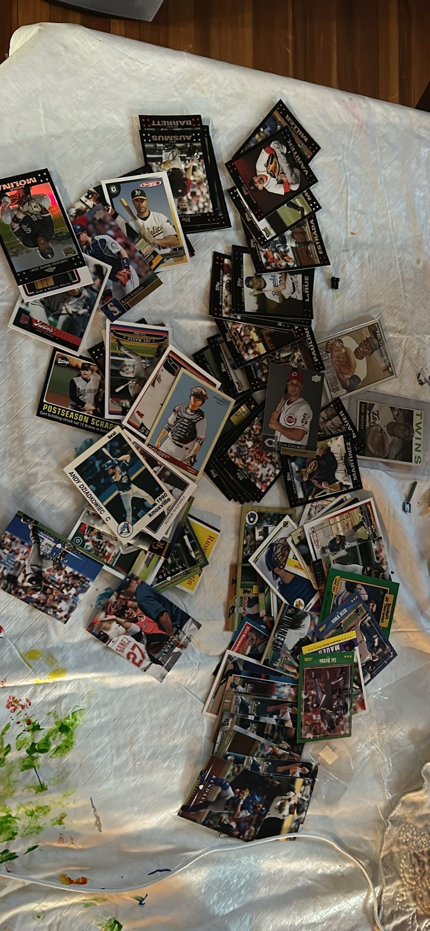Lot Of Approximately 90 Baseball Cards Dating Back To The 70s