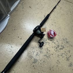 Penn 15 Level Wind Rampage 6’6” Jigging Fishing Combo