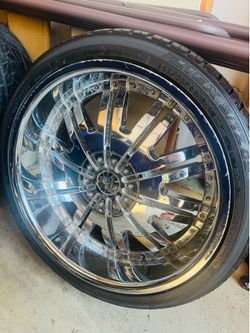 22” Velocity rims and tires