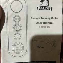 Remote Training Collar