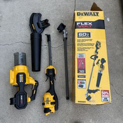 DEWALT FLEXVOLT 60V MAX Cordless Battery Powered String Trimmer & Blower Combo Kit (Tool Only)