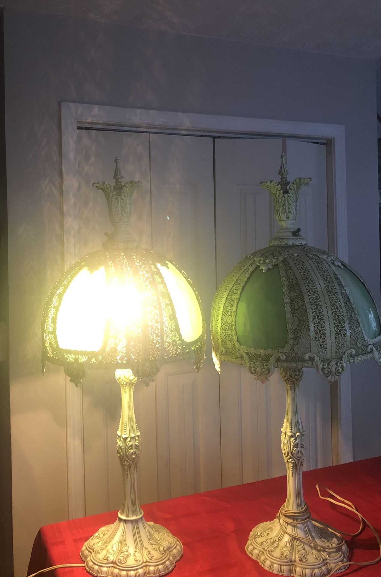 Vintage Boudoir Lamps