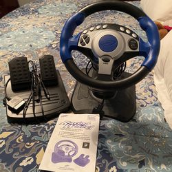 Intel Racing Wheel #G5285 For Most Consoles Preowned 