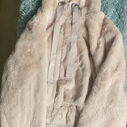 Size S Fuzzy Pink Jacket Fashion Nova
