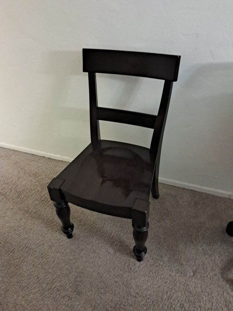 Solid Heavy Wood Chair