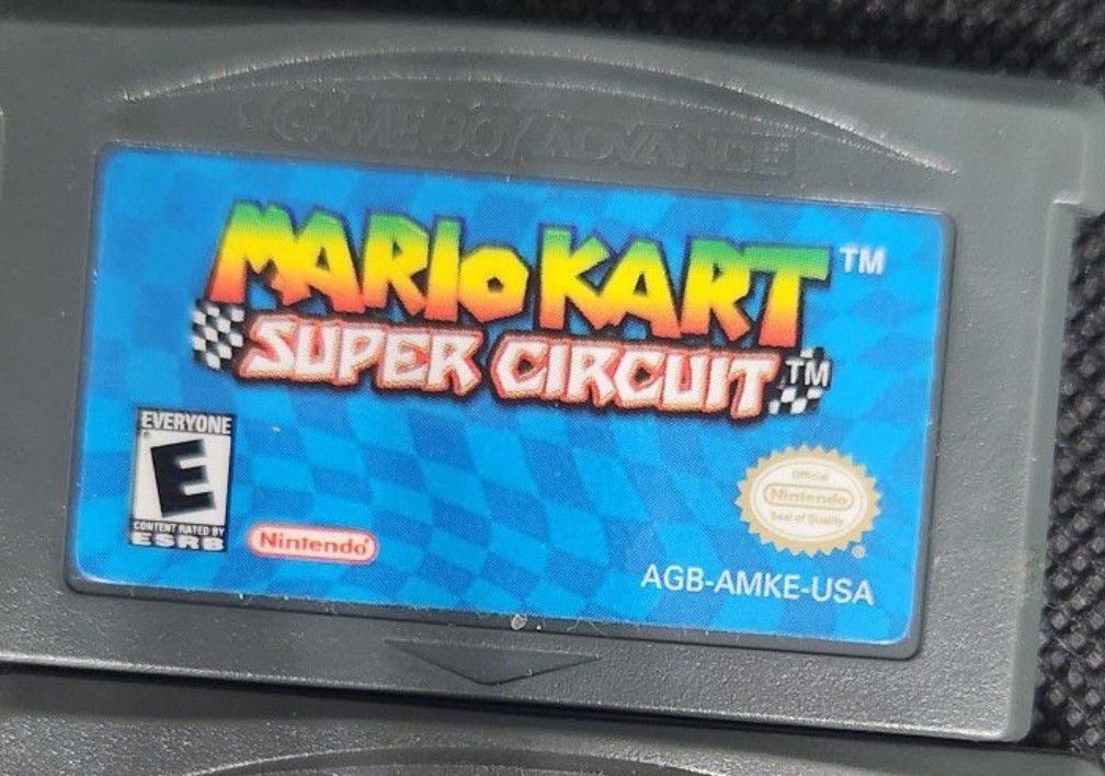 Mario Kart Super Circuit Gameboy Advance Nintendo 