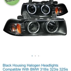 BMW E36 Halo headlights and taillights for sale! New in box!