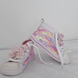 Jojo Siwa Multi-color Sequin High Top Sneakers 