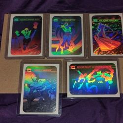1990 Marvel Impel  First Edition Hologram Marvel Cards!!  Complete Set Mint Condition 