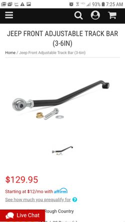 Track bar Jeep 4x4 Cherokee
