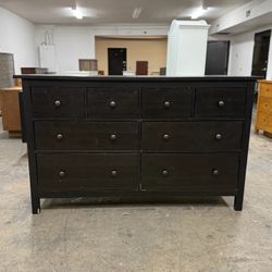 Black IKEA Hemnes 8 Drawer Dresser - Tons of Storage