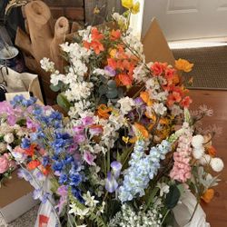 Bright Artificial Flowers 