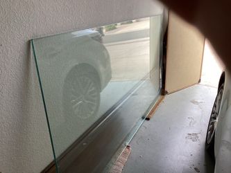 42” x 82” glass table top