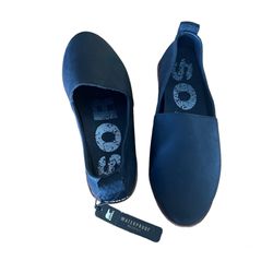 Sorel Ella Waterproof Slip-On Touchy Shoes Women's Sz 8 Black NWT
