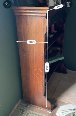Country farmhouse hutch top