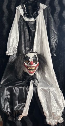 Evil Clown Halloween Costume with Mask