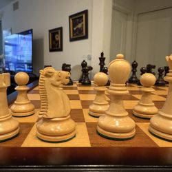 Combo Of 1972 Championship Fischer Spassky Chess Set 