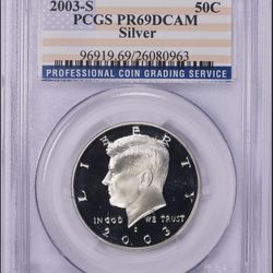 2003 SILVER KENNEDY HALF DOLLAR