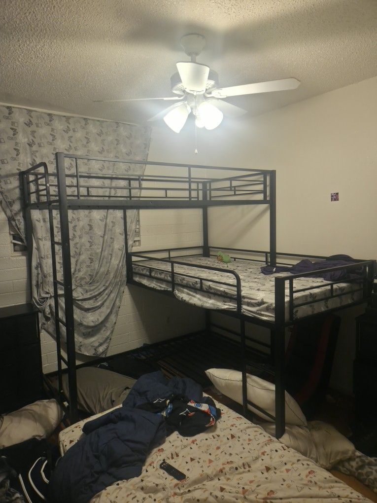 L Shaped 3 Bed Bunk Bed