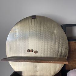 1.Golden/metal Bull Head 2. Golden Plate Candle/plant Holder