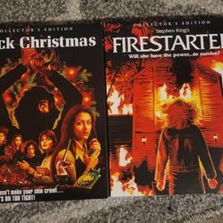 Black Christmas And Firestarter Collector's Edition Two Disc Blurays
