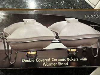 Double Ceramic Bakers Stand