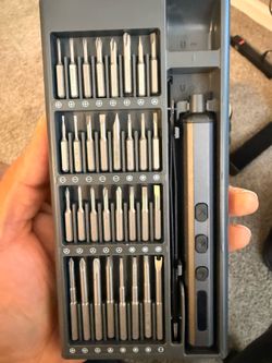 Precision Electric Screwdriver Set with Multiple Bits