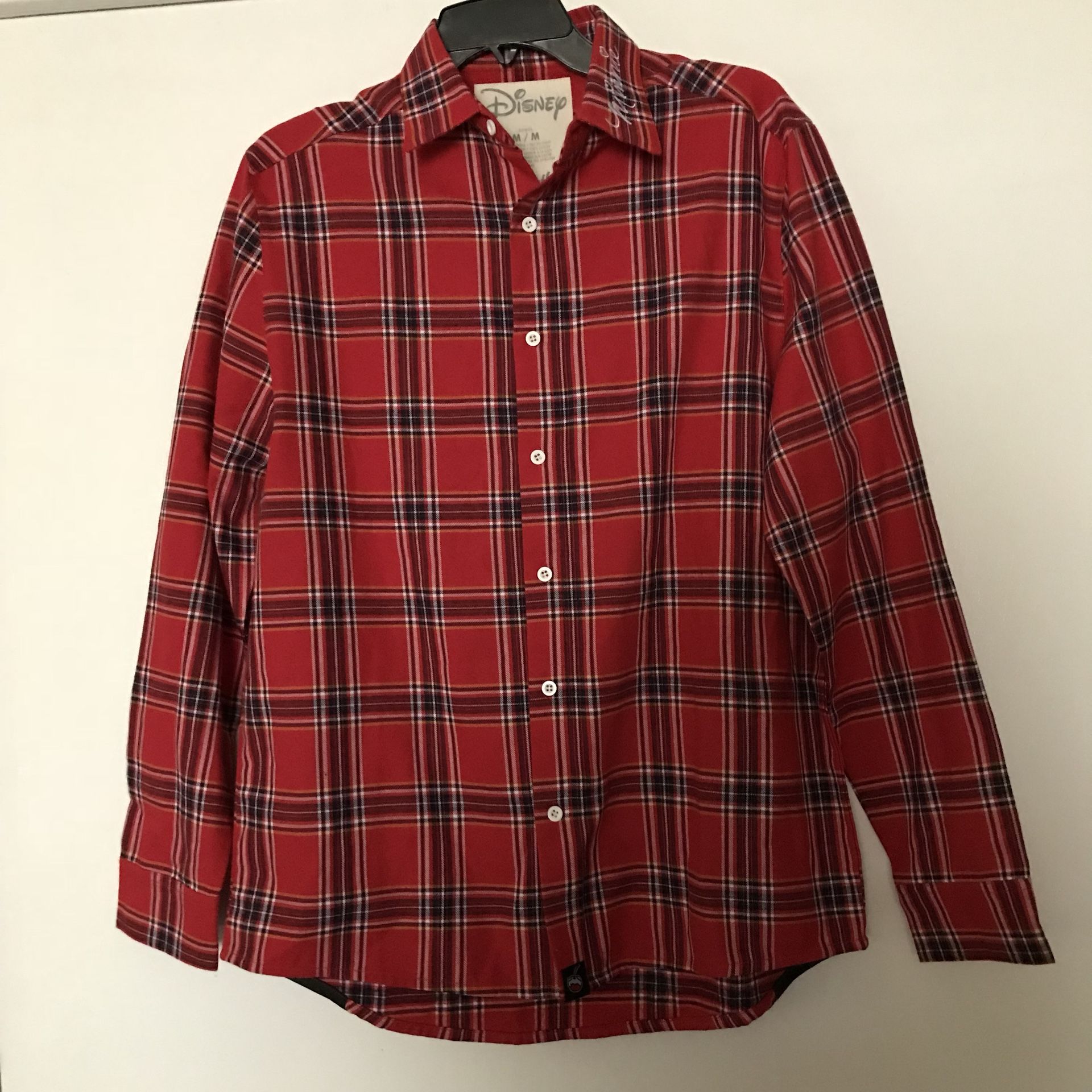 Disney Cakeworthy Flannel Shirt Minnie Mouse Size Medium Disneyland Disney World