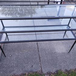  Glass Entry Table
