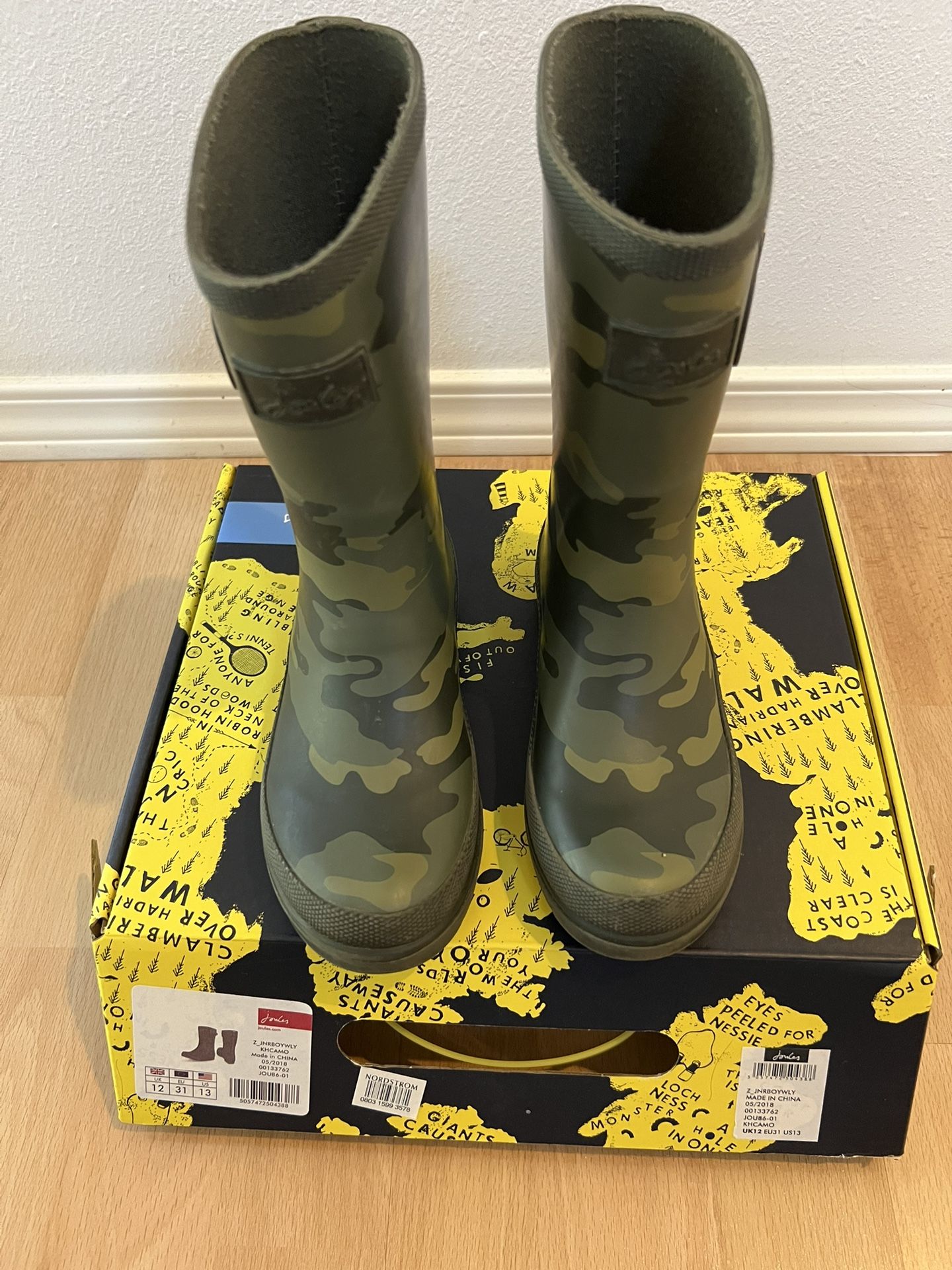 Kids Rain Boots Size US13(UK12)