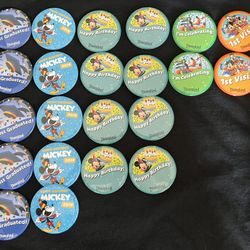Metal Disneyland Buttons For Special Occasions