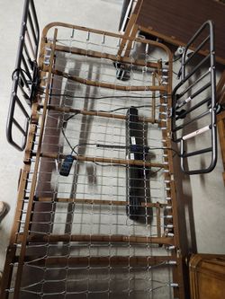 Hospital bed 🛌 with Hedbord and footboard  including Matress