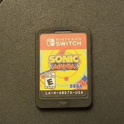 Nintendo Switch SONIC MANIA Cartridge Game