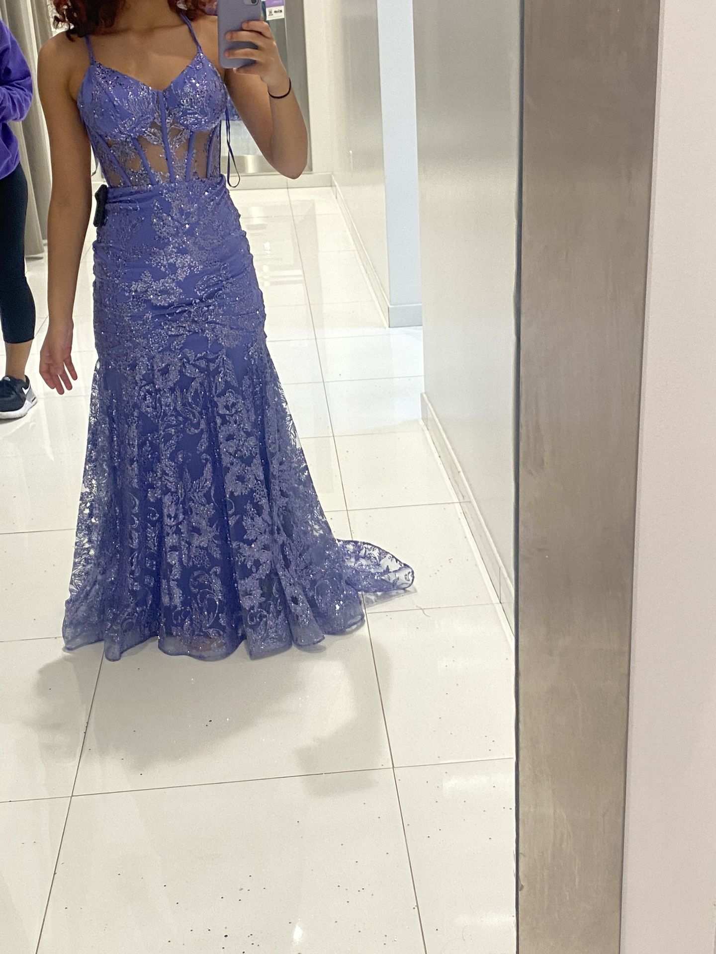 Purple Mermaid Dress