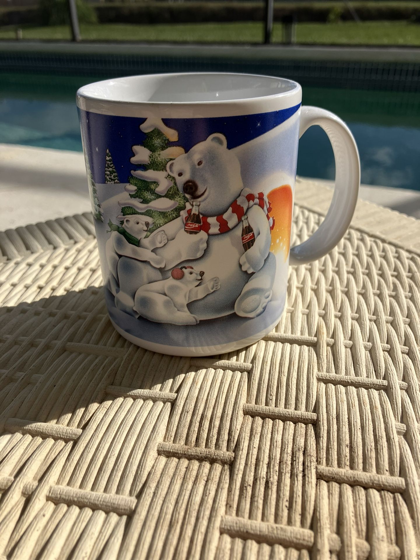 Vintage Coca Cola Polar Bear Mug