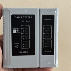 New RJ11/RJ45 Cable Tester – $15