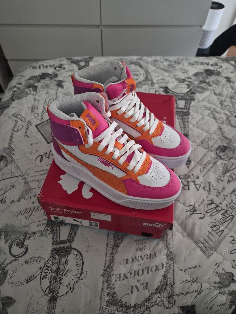 Puma Karmen Rebelle Mid Jr. Size 4