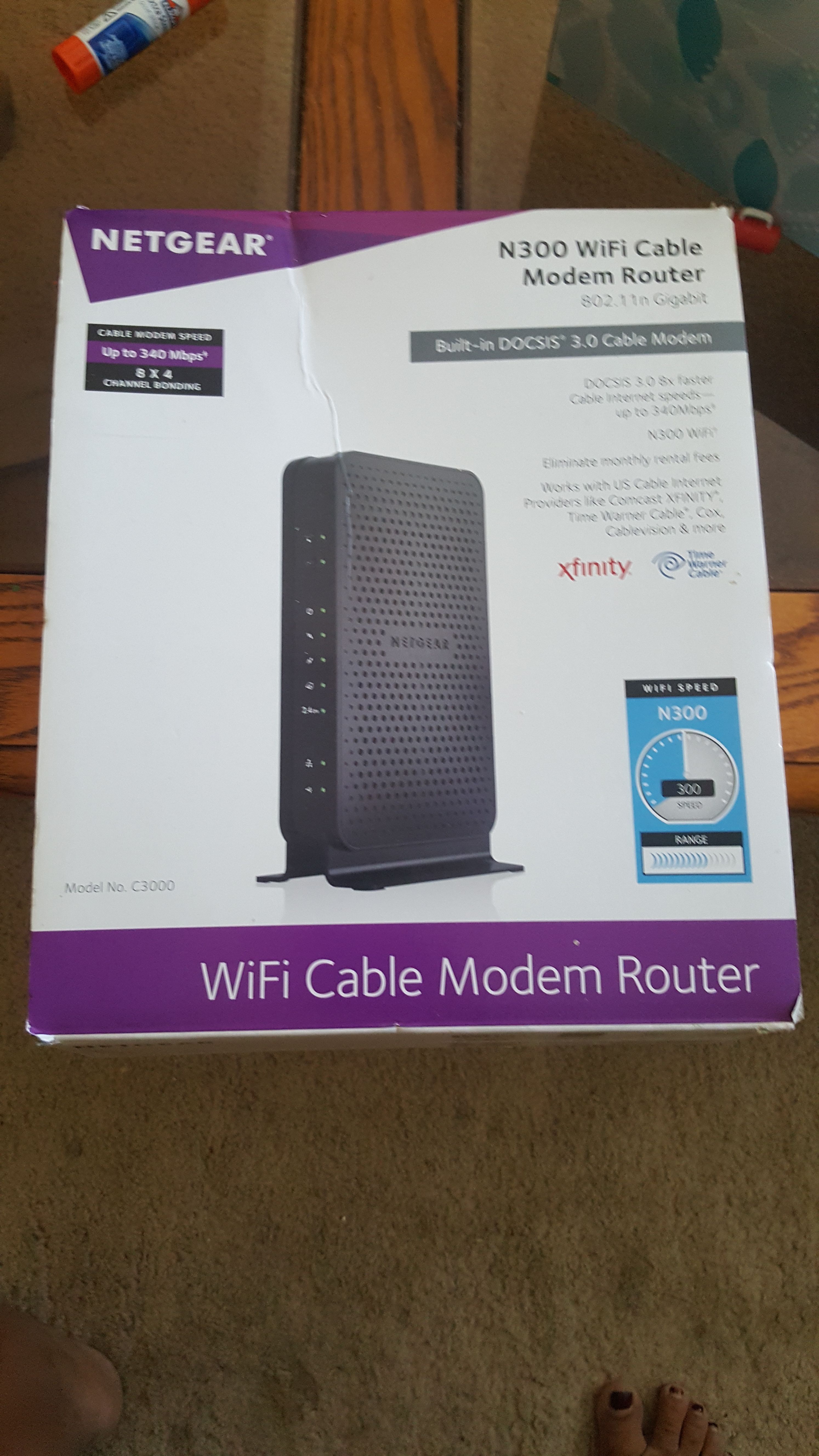 NETGEAR WIFI CABLE MODEM ROUTER