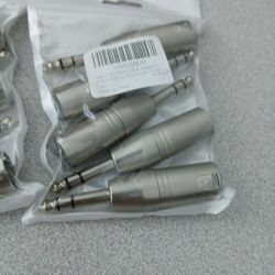 XLR To 1/4" Adapters 