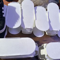 Shoe Storage - Slot Adjustable Double Layer Shoe Stack 