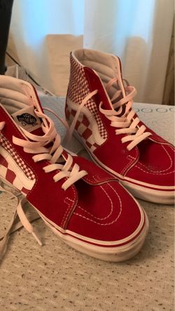 Red checkered Sk8 -HI vans
