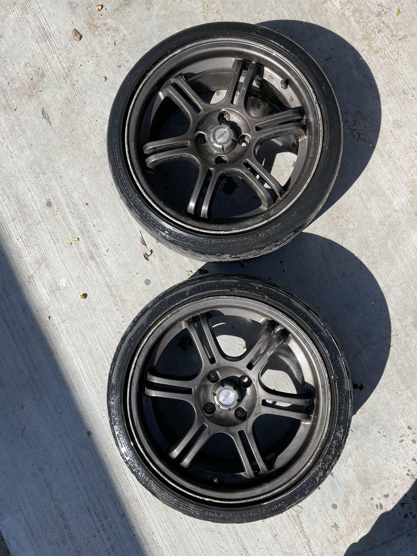 Rare Pair (2) Of Wheels From 5Zigen They Are Called “fighter” Size 16”