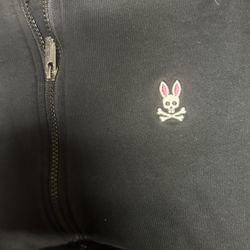 Black psycho bunny hoodie