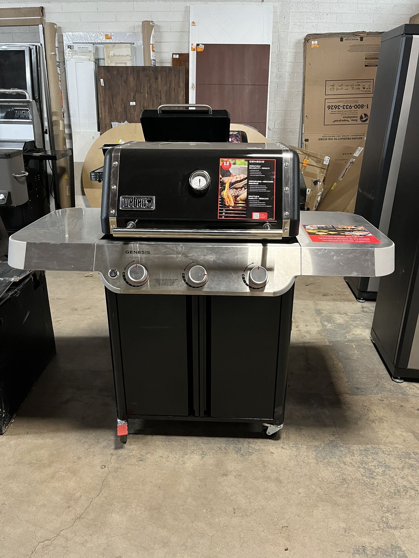 Weber Genesis E-315 Black 3 -Burner Liquid Propane Gas Grill