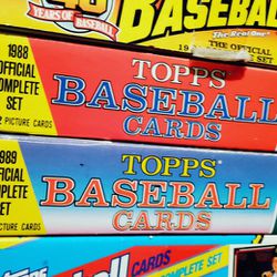 4 Boxes Of Vintage Baseball Cards 