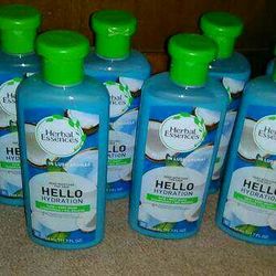 (8) bottles of Herbal Essences Shampoo plus Bodywash! Hello Hydration
