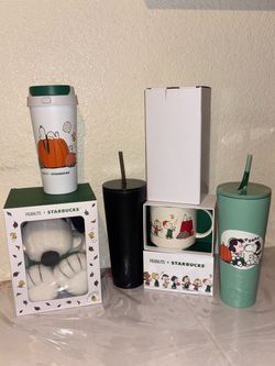 Starbucks special edition snoopy cups